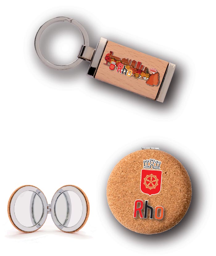 Portachiavi e specchietto