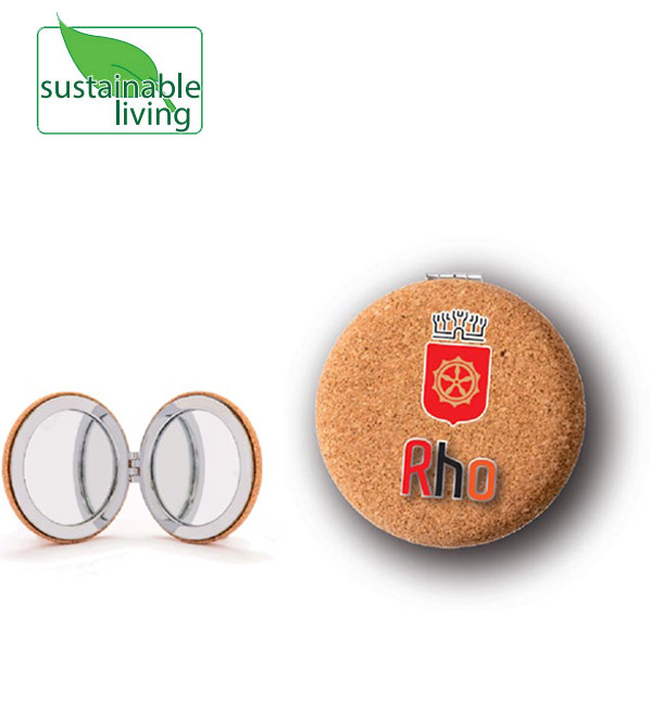 Specchietto logo Rho sughero